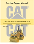 CB-224C CATERPILLAR VIBRATORY COMPACTOR SERVICE REPAIR MANUAL 3AL - PDF FILE DOWNLOAD