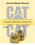 CB-224C CATERPILLAR VIBRATORY COMPACTOR SERVICE REPAIR MANUAL 3AL - PDF FILE DOWNLOAD