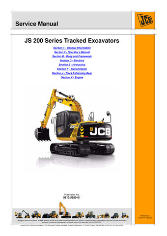 Unlock the full potential of your CB JS series equipment with the comprehensive Service Manual for models JS200, JS210, JS220, JS230, and JS370. This essential guide provides detailed instructions and insights to ensure optimal performance and longevity of your machinery.