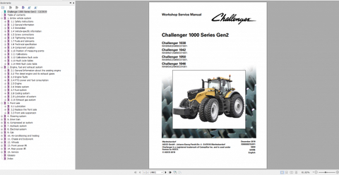 Unlock the full potential of your CHALLENGER 1000 Series Gen2 with the comprehensive French Workshop Service Manual (1038-1046). This PDF file is an essential resource for both professionals and DIY enthusiasts, providing detailed insights into maintenance