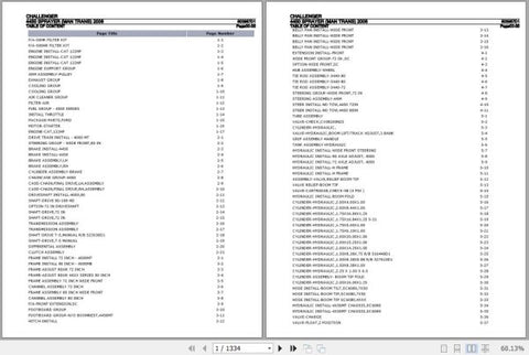 Enhance the efficiency and longevity of your CHALLENGER 4450 Sprayer with the comprehensive Spare Parts Catalogue Manual (503987D1) in PDF format. This essential resource provides detailed diagrams and part numbers, ensuring you can easily identify and order the correct components for maintenance and repairs. With this manual at your fingertips, you can minimize downtime and keep your equipment operating at peak performance, making it a must-have for any serious operator.