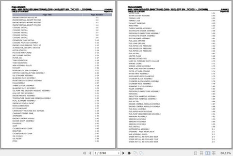 Enhance the efficiency of your CHALLENGER 4460 and 4660 sprayers with the comprehensive Spare Parts Catalogue Manual (518483D1) available in PDF format. This essential resource provides detailed diagrams and part numbers, ensuring you can easily identify and order the necessary components for maintenance and repairs. With this manual at your fingertips, you can keep your equipment running smoothly, minimize downtime, and maximize productivity in the field. Don't miss out on the opportunity to maintain your 