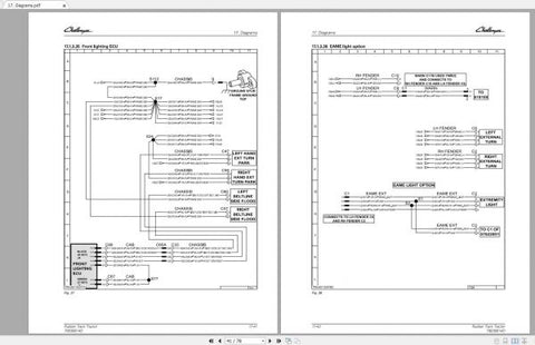 Discover the essential CHALLENGER EU RUBBER TRACK TRACTOR MT700E SCHEMATIC MANUAL, now available in a convenient PDF format. This comprehensive manual is designed to provide you with detailed schematics and technical information, ensuring you