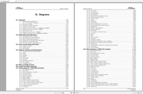Discover the essential CHALLENGER EU WINDROWER TRACTOR WR9840, WR9860, WR9870 SCHEMATIC MANUAL, now available in a convenient PDF format. This comprehensive manual is designed to provide you with detailed schematics and technical