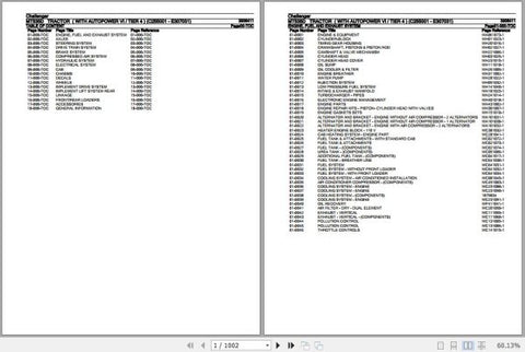 Enhance your maintenance and repair capabilities with the CHALLENGER TRACTOR MT535D SPARE PARTS CATALOGUE MANUAL (3906411) in PDF format. This comprehensive manual provides detailed diagrams and part numbers, ensuring you can easily identify and order the right components for your tractor. With this invaluable resource at your fingertips, you can streamline repairs, reduce downtime, and keep your equipment running smoothly, maximizing productivity on your farm. Don't miss out on the opportunity to maintain 