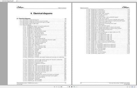 Discover the essential CHALLENGER NA TRACTOR MT645E, MT655E, MT665E, MT675E, MT685E SCHEMATIC MANUAL, now available in a convenient PDF format. This comprehensive manual is designed to provide you with detailed schematics and technical information for optimal maintenance and repair of your Challenger tractors.
