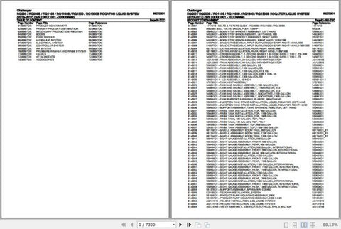 Enhance your maintenance and repair capabilities with the CHALLENGER RG900 TO RG1300B ROGATOR LIQUID SYSTEM SPARE PARTS CATALOGUE MANUAL (562723D1) in PDF format. This comprehensive manual provides detailed diagrams and specifications for all essential spare parts, ensuring you have the right information at your fingertips to keep your equipment running smoothly. Perfect for technicians and operators alike, this digital resource streamlines your repair process, saving you time and reducing downtime. Invest 