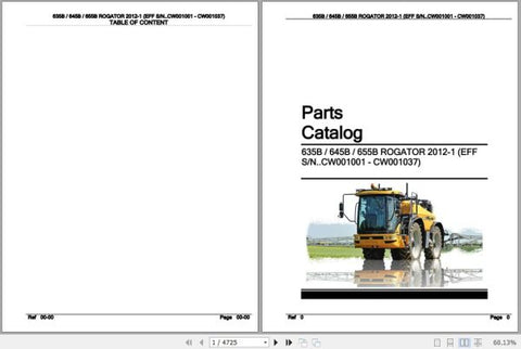 Enhance your maintenance and repair efficiency with the CHALLENGER ROGATOR 635B, 645B, 655B Spare Parts Catalogue Manual (AG637616) in PDF format. This comprehensive manual provides detailed diagrams and part numbers, ensuring you can easily identify and order the necessary components for your equipment. With this invaluable resource at your fingertips, you can minimize downtime and keep your machinery running smoothly, ultimately boosting productivity and performance. Don't miss out on the opportunity to s