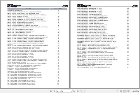 Enhance your maintenance and repair efficiency with the CHALLENGER ROTARY HEADER DKHB SPARE PARTS CATALOGUE MANUAL (00722690) in PDF format. This comprehensive manual provides detailed diagrams and part numbers, ensuring you can easily identify and order the necessary components for your rotary header. With this invaluable resource at your fingertips, you can minimize downtime and keep your equipment running smoothly, making it an essential addition for any operator or technician.
