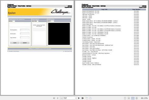 Enhance your maintenance and repair efficiency with the CHALLENGER TRACTOR MT535, MT545 Spare Parts Catalogue Manual (1637424) in PDF format. This comprehensive manual provides detailed diagrams and part numbers, ensuring you can easily identify and order the right components for your tractor. With this invaluable resource at your fingertips, you can minimize downtime and keep your equipment running smoothly, maximizing productivity on your farm. Don't miss out on the opportunity to streamline your operatio