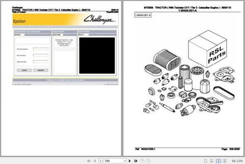Enhance your maintenance and repair capabilities with the CHALLENGER TRACTOR MT555B SPARE PARTS CATALOGUE MANUAL (3906116) in PDF format. This comprehensive manual provides detailed diagrams and part numbers, ensuring you can easily identify and order the right components for your tractor. Perfect for both professionals and DIY enthusiasts, this digital resource streamlines your repair process, saving you time and money while keeping your equipment running smoothly