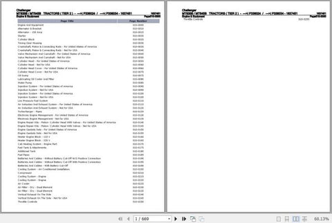 Enhance your maintenance and repair efficiency with the CHALLENGER TRACTOR MT635B MT645B Spare Parts Catalogue Manual (1637451) in PDF format. This comprehensive manual provides detailed diagrams and part numbers, ensuring you can easily identify and order the right components for your tractor. With this invaluable resource at your fingertips, you can minimize downtime and keep your equipment running smoothly, making it an essential addition to your toolkit.