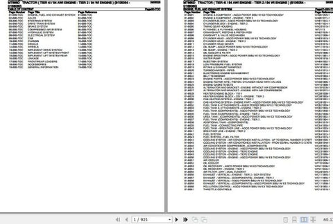 Enhance your maintenance and repair efficiency with the CHALLENGER TRACTOR MT665D SPARE PARTS CATALOGUE MANUAL (3906325) in PDF format. This comprehensive manual provides detailed diagrams and part numbers, ensuring you can easily identify and order the right components for your tractor. Perfect for both professionals and DIY enthusiasts, this digital resource streamlines your repair process, saving you time and money while keeping your equipment in peak condition