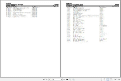 Enhance your maintenance routine with the CHALLENGER WINDROWER TRACTOR WR9860 Spare Parts Catalogue Manual (79036296) in PDF format. This comprehensive guide provides detailed diagrams and part numbers, ensuring you can easily identify and order the necessary components for your tractor. With this manual at your fingertips, you’ll save time and reduce downtime, keeping your equipment running smoothly and efficiently. Perfect for both professionals and DIY enthusiasts, this digital resource is an essential a