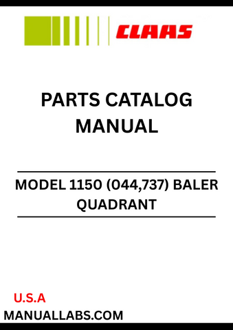 With clear illustrations and part numbers, this manual simplifies the process of identifying and ordering the necessary parts for your baler. Whether you're a seasoned technician or a DIY enthusiast, this catalogue is an invaluable resource for keeping your equipment in top condition.