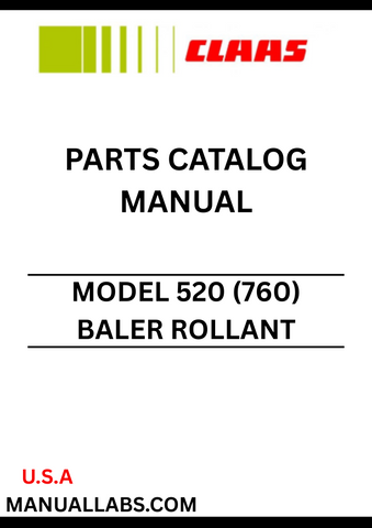 Discover the essential CLAAS Baler Rollant 520 Parts Catalogue Manual, specifically designed for serial numbers 76000010 to 76099999. This comprehensive guide provides detailed information on all parts, ensuring you have the right components for maintenance and repairs.
