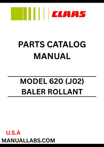 Discover the comprehensive CLAAS Baler Rollant 620 Parts Catalogue Manual, specifically designed for serial numbers J0200011 to JO299999. This essential resource provides detailed diagrams and part numbers, ensuring you can easily identify and order the components you need for optimal performance.