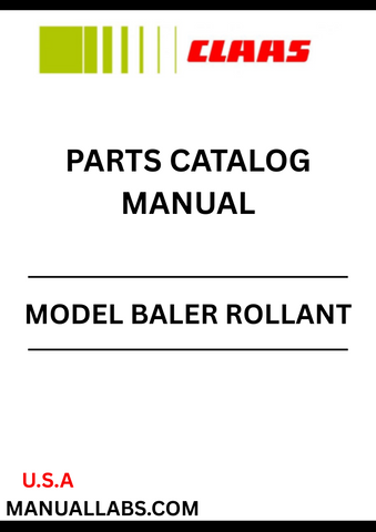 With clear illustrations and part numbers, this manual simplifies the process of identifying and ordering replacement parts, saving you time and effort. Whether you're a seasoned professional or a DIY enthusiast, this catalogue is an invaluable tool for keeping your baler in optimal condition.