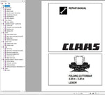 Discover the essential CLAAS Combine Harvester Header Folding Cutterbar Repair Manual, designed specifically for models ranging from 4.50M to 5.40M. This comprehensive PDF file provides detailed instructions and diagrams to help you maintain and repair your equipment