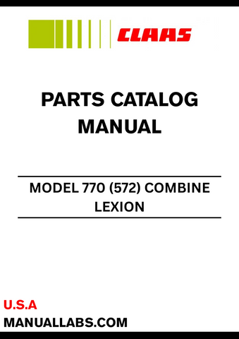 Discover the essential CLAAS Combine Lexion 770 Parts Catalogue Manual, specifically designed for serial numbers 57200011 to 572099999. This comprehensive guide provides detailed information on all parts, ensuring you have the right components for maintenance and repairs.