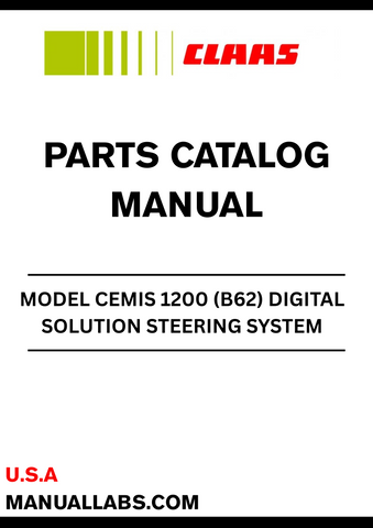 Discover the CLAAS Digital Solution Steering System CEMIS 1200 Parts Catalogue Manual, specifically designed for serial numbers A232_C000001 to A232_C999999. This comprehensive manual is an essential resource for operators and technicians, providing detailed information on parts and components to ensure optimal performance of your steering system.