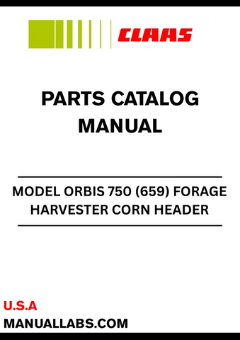 Discover the essential CLAAS Forage Harvester Corn Header Orbis 750 Parts Catalogue Manual, specifically designed for serial numbers 65902175 to 65909999. This comprehensive guide provides detailed information on all components, ensuring you have the right parts at your fingertips for efficient maintenance and repairs.