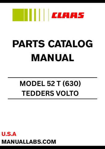 Enhance your CLAAS TEDDERS VOLTO 52 T (630) experience with our comprehensive Parts Catalogue Manual, specifically designed for serial numbers 63001661 to 63099999. This manual serves as an essential resource for identifying and sourcing the right parts for your machine, ensuring optimal performance and longevity.