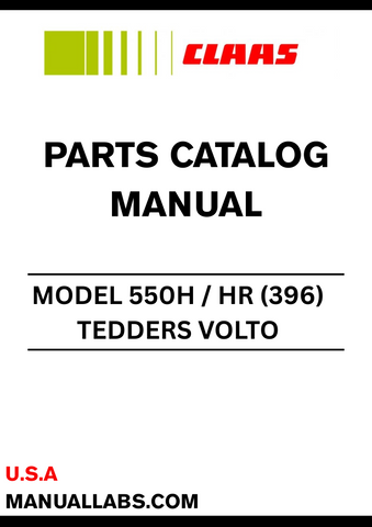 Discover the essential CLAAS TEDDERS VOLTO 550H / HR (396) Parts Catalogue Manual, specifically designed for serial numbers 39601001 to 39699999. This comprehensive manual is your go-to resource for understanding the intricate components of your tedder, ensuring optimal performance and longevity.