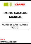 Enhance your CLAAS TEDDERS VOLTO 58 performance with our comprehensive Parts Catalogue Manual, specifically designed for serial numbers 17901001 to 17909999. This manual is an essential resource for anyone looking to maintain or repair their equipment, ensuring you have access to the right parts and specifications.