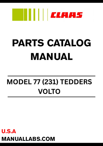 Enhance your CLAAS TEDDERS VOLTO 77 performance with our comprehensive Parts Catalogue Manual, specifically designed for serial numbers 23101001 to 23109999. This manual is an essential resource for anyone looking to maintain or repair their equipment, ensuring you have access to the right parts and specifications.