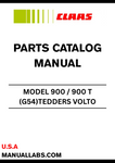 Enhance your CLAAS TEDDERS VOLTO 900 / 900 T performance with our comprehensive Parts Catalogue Manual, specifically designed for serial numbers G5401001 to G54099999. This manual is an essential resource for anyone looking to maintain or repair their equipment, ensuring you have access to the right parts and specifications.