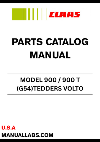 Enhance your CLAAS TEDDERS VOLTO 900 / 900 T performance with our comprehensive Parts Catalogue Manual, specifically designed for serial numbers G5401001 to G54099999. This manual is an essential resource for anyone looking to maintain or repair their equipment, ensuring you have access to the right parts and specifications.
