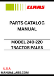 Discover the essential CLAAS Tractor Pales 240-220 Parts Catalogue Manual, specifically designed for serial numbers CT22D6000 to CT22D9999. This comprehensive manual serves as your go-to resource for identifying and sourcing the right parts for your tractor, ensuring optimal performance and longevity.