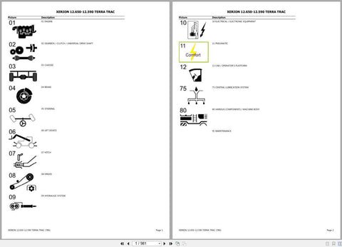 Discover the ultimate resource for maintaining your CLAAS XERION 12.650-12.590 TERRA TRAC with our comprehensive Spare Parts Catalogue Manual. This PDF file is meticulously designed to provide you with detailed information on all parts, ensuring 
