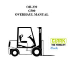 ENHANCE YOUR MAINTENANCE CAPABILITIES WITH THE CLARK C500 FORKLIFT SERVICE REPAIR MANUAL IN PDF FORMAT.