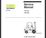 UNLOCK THE FULL POTENTIAL OF YOUR CLARK CMP SERIES FORKLIFTS WITH OUR COMPREHENSIVE SERVICE REPAIR MANUAL, AVAILABLE IN A CONVENIENT PDF FORMAT. 