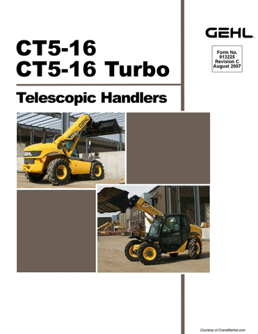 CT5-16 , CT5-16 - Gehl Turbo Telescopic Handlers Parts Catalog Manual PDF Download