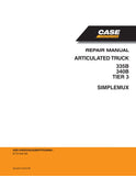 Case 335B, 340B TIER 3 (SIMPLEMUX) ARTICULATED TRUCK Service Repair Manual 87721320 NA - PDF File Download