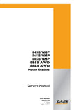 Case 845B VHP, 865B VHP, 885B VHP, 865B AWD, 885B AWD Motor Service Repair Manual 48050419D - PDF File Download