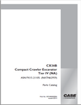 Case CX36B Compact Crawler Excavator Tier IV (NA) Parts Catalog Manual - PDF File Download