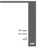 Case W11 Articulated Loader Parts Catalog Manual - PDF File Download