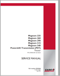 CASE TRACTOR MAGNUM 235, 260, 290, 315, 340 PST SERVICE MANUAL - PDF FILE