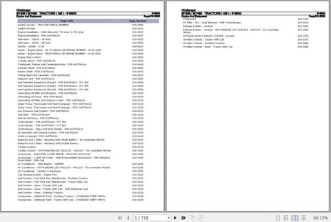 CHALLENGER TRACTOR MT455, MT465 SPARE PARTS CATALOGUE MANUAL 819932 - PDF FILE