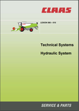 Claas Lexion 580, 510 Hydraulic System Technical Service Repair Manual - PDF File Download