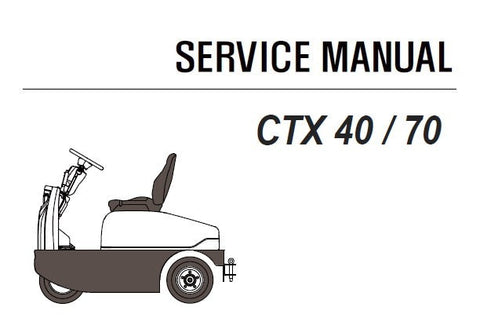 Clark CTX 40, 70 (CTX470) Forklift Service Repair Manual (SM849) - PDF File Download