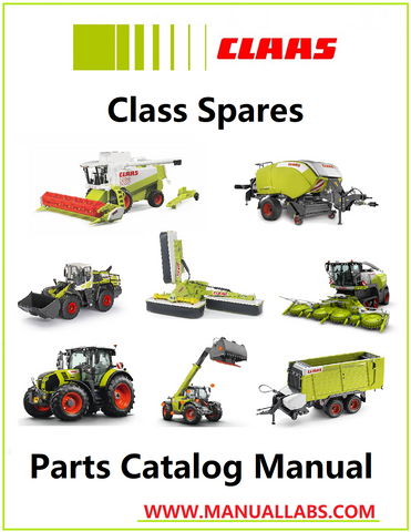 Claas 240 Combines AVERO Spare Parts Catalog - PDF File Download
