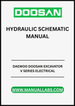 UNLOCK THE FULL POTENTIAL OF YOUR DAEWOO DOOSAN EXCAVATOR WITH OUR COMPREHENSIVE V SERIES ELECTRICAL & HYDRAULIC SCHEMATIC MANUAL.