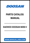 DAEWOO DOOSAN M200-V PARTS CATALOG MANUAL - PDF FILE