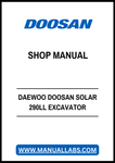 Unlock the full potential of your DAEWOO DOOSAN SOLAR 290LL Excavator Log Loader with our comprehensive PDF Shop Manual. This essential resource provides detailed schematics, maintenance tips, and troubleshooting guidance, ensuring your equipment operates at peak performance. With easy navigation and clear instructions, this manual is perfect for both seasoned professionals and DIY enthusiasts looking to enhance their knowledge and efficiency. Don't miss out on the opportunity to keep your excavator in top 