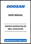 Unlock the full potential of your DAEWOO DOOSAN SOLAR 300LL Excavator Log Loader with our comprehensive PDF Shop Manual. This essential resource provides detailed schematics, maintenance tips, and troubleshooting guidance, ensuring your equipment operates at peak performance. Whether you're a seasoned professional or a DIY enthusiast, this manual is designed to enhance your understanding and efficiency, making repairs and maintenance straightforward and hassle-free. Invest in your machinery's longevity and 
